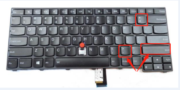 用键盘打出小于号大于等于号
